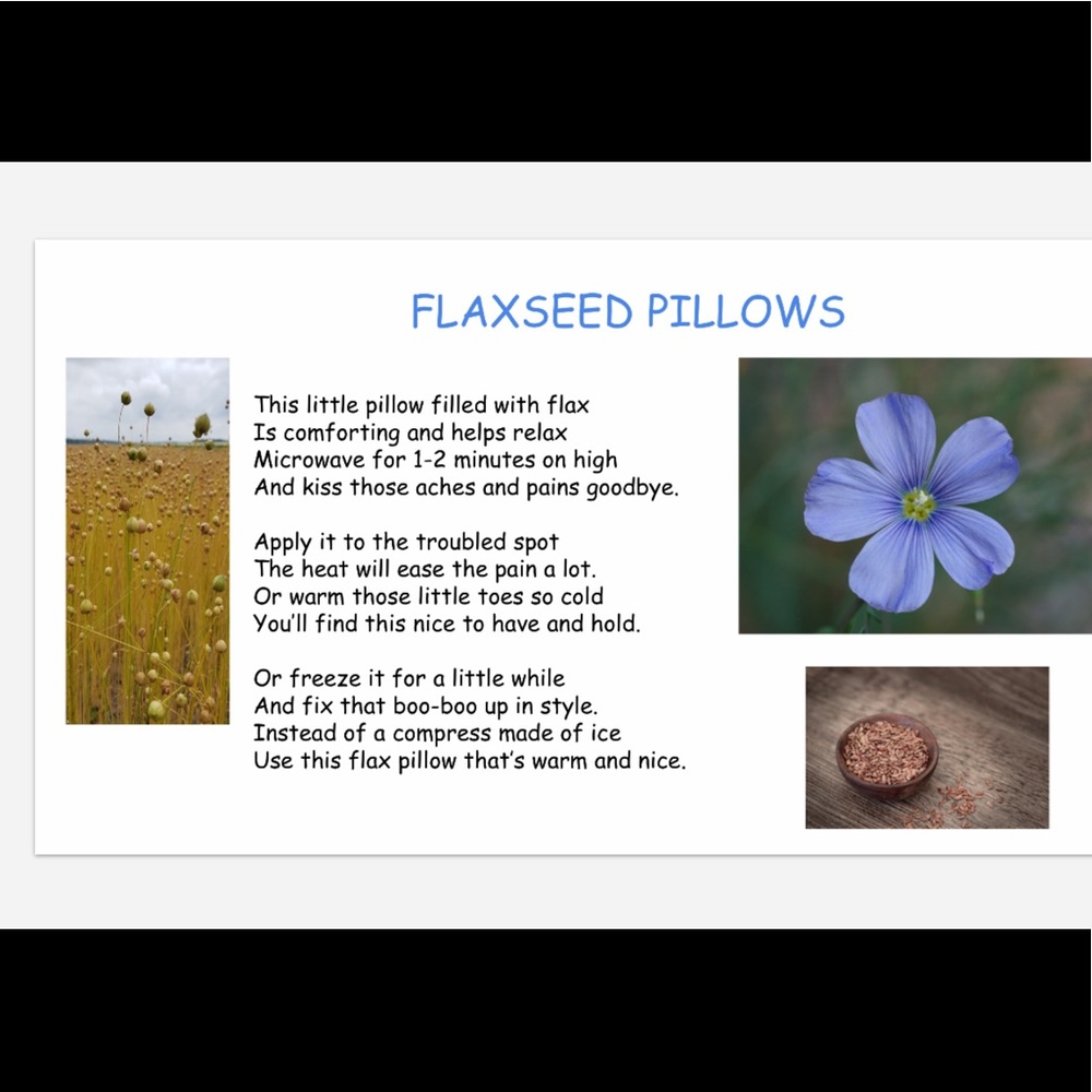 Perfect Christmas present for all! Flaxseed pillow